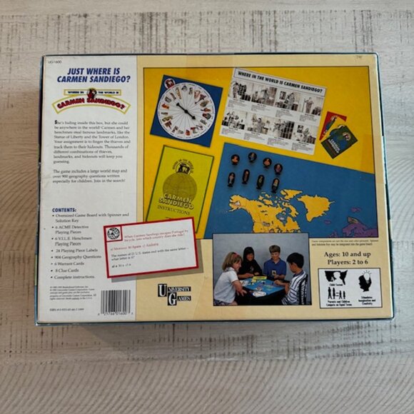 Vintage 1992 University Games Where in the World is Carmen SanDiego? - Picture 11 of 11